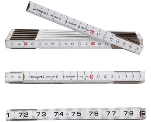 Metric Wood Folding Ruler (10-Pack) — Tiger Supplies